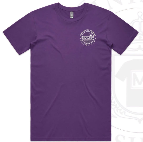 Bent Bridge Brewing Jacaranda T's! Limited supply.